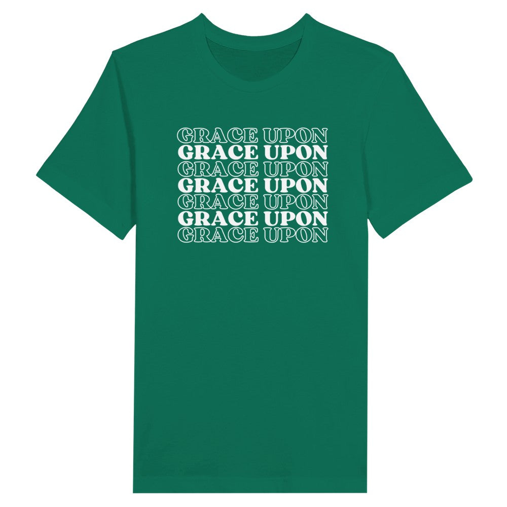 Grace Upon Grace Tshirt, Hipster Christian, Grace Gifts for Her, Church Friend Gift, Retro Grace Shirt, Repeating Words Shirt, Grow in Grace