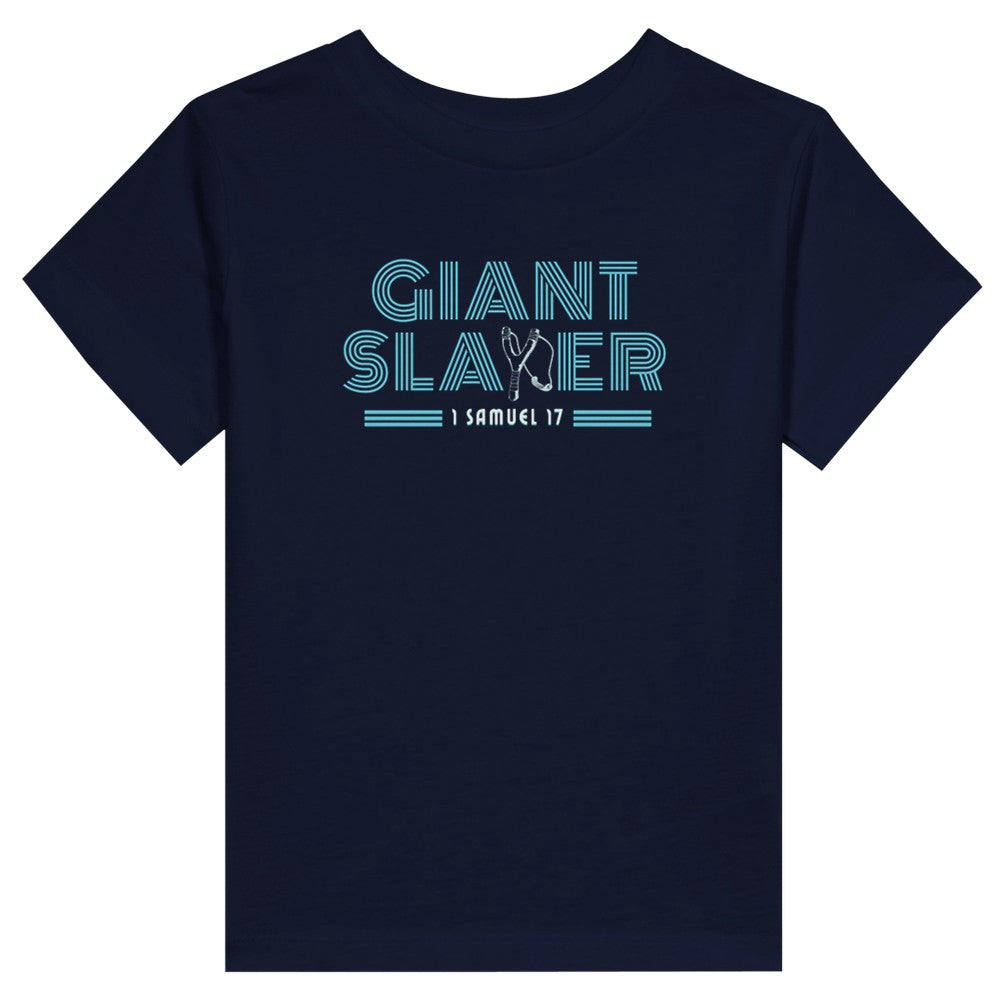 Giant Slayer, David and Goliath Shirt, Toddler Bible Story T, Funny Christian Toddler Shirt, Faith Ts for Baby, Sling Shot Shirt for Kids