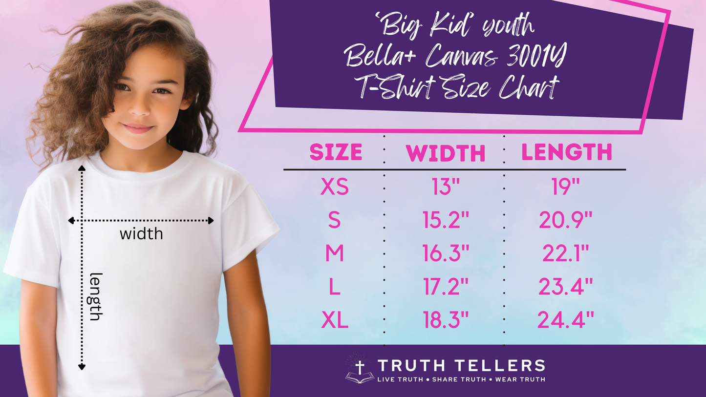 Love Like Jesus Girls Tee, Retro Christian Kids Tees, Funky Happy Face Faith T, 1 John 4:7, Casual Church Outfit for Kids, Godly Tween Gifts