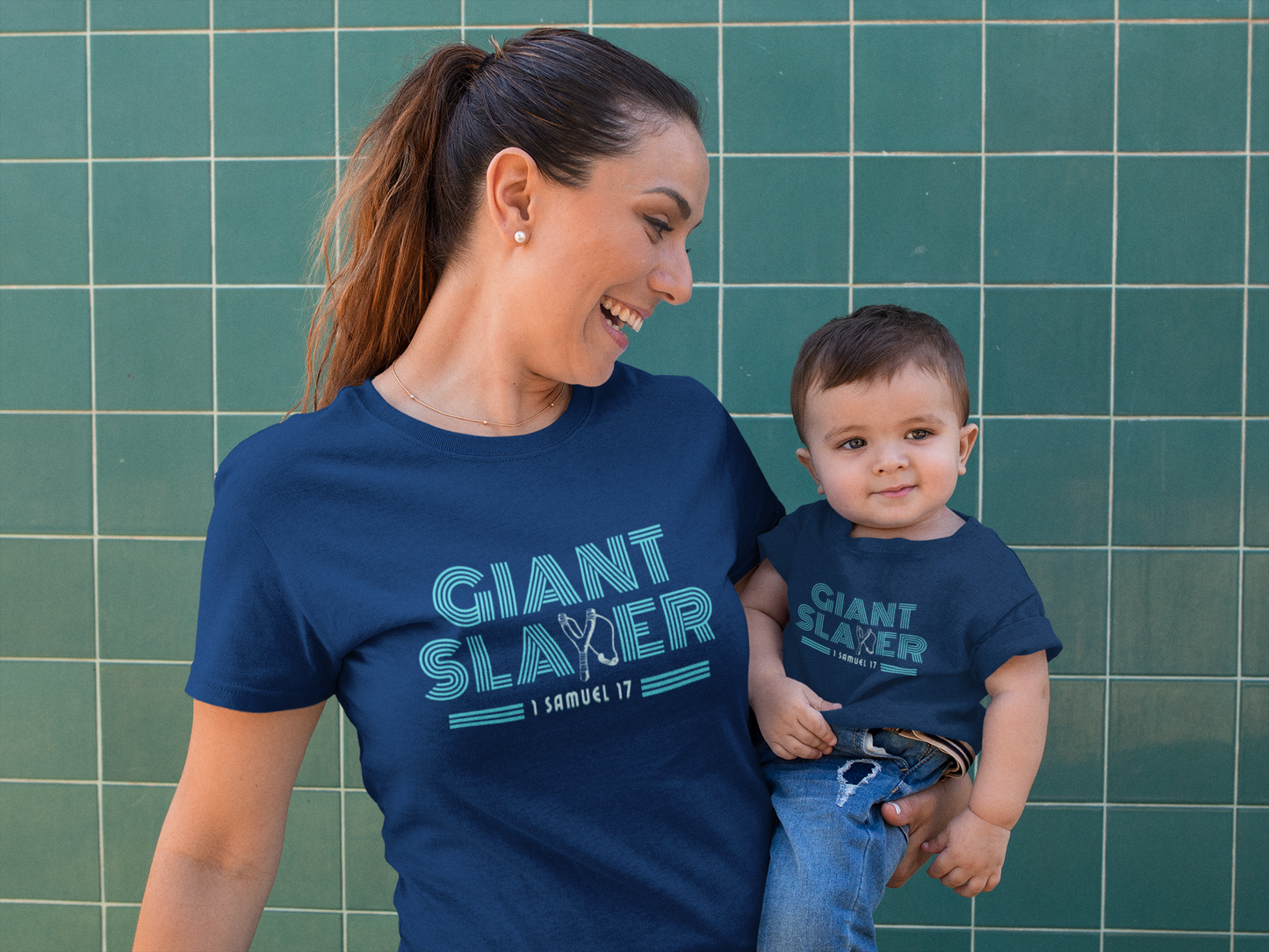 Giant Slayer, David and Goliath Shirt, Toddler Bible Story T, Funny Christian Toddler Shirt, Faith Ts for Baby, Sling Shot Shirt for Kids