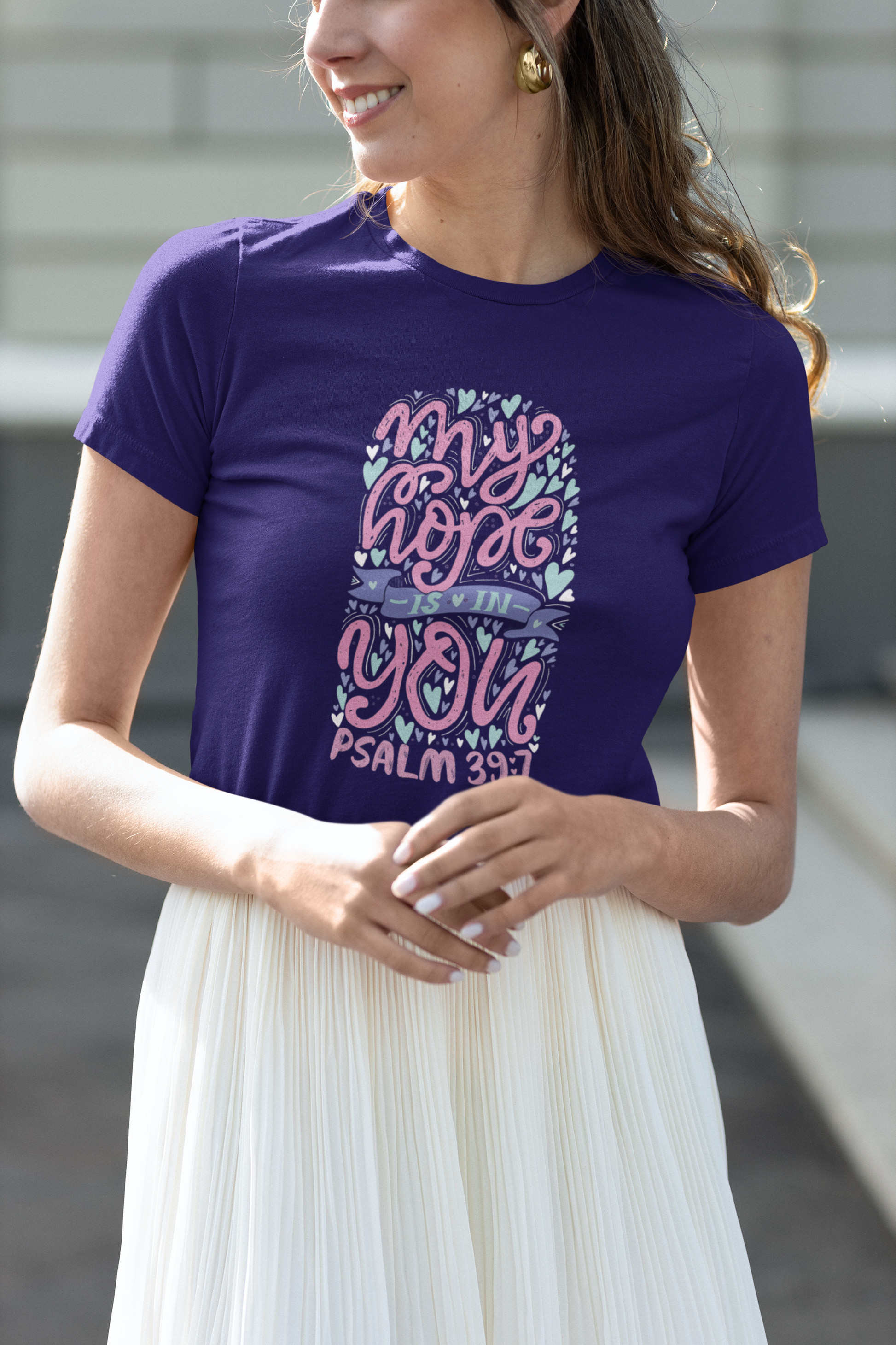 My Hope Is In You, Scripture Quotes Tee, Bible Verse Ladies T, Trendy Church Outfit, Biblical T for Mom, Godly Gifts for Her, Jesus Lover Ts