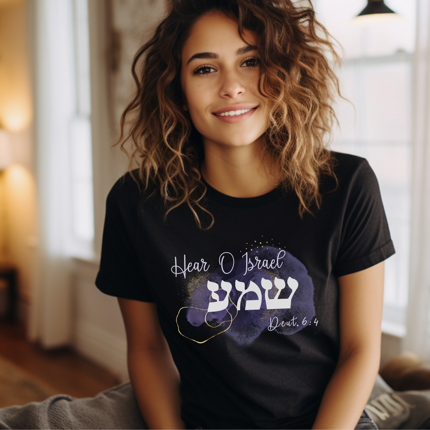 Hebrew Shema, Biblical Tee For Her, Israelite T Shirt, Plus Size Faith, Christianity T-shirt, Scripture Quotes Tee, Trendy Church Tshirt.