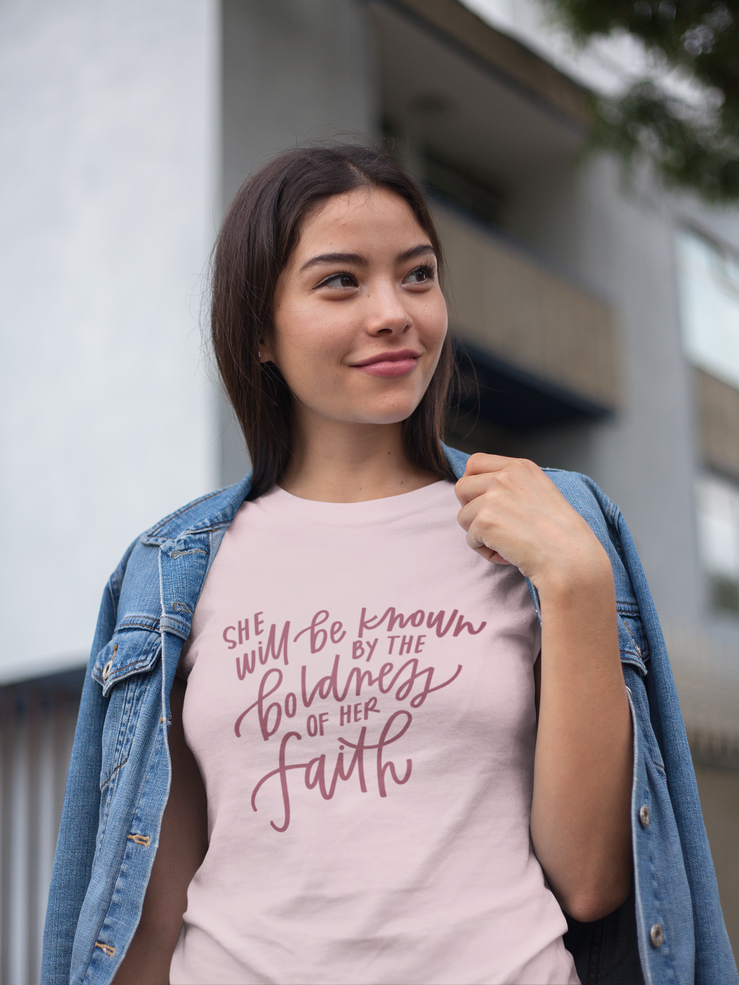 She Will Be Known by the Boldness of Her Faith, Ephesians 3:12, Biblical Tee For Her, Daughter of the King, God is within Her, Jesus T Shirt